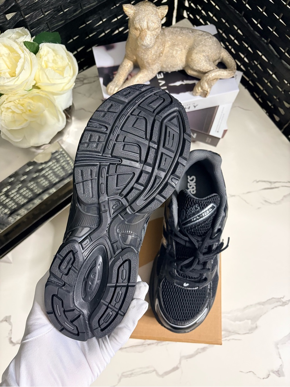 ASICS Gel-1130 Black Pure Silver - Picture 3 of 3